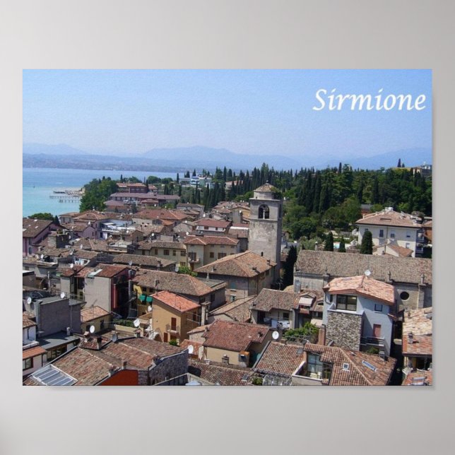Póster Italia - Lago Garda - Sirmione - (Frente)