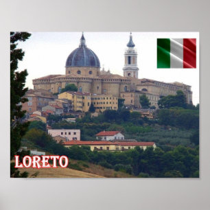 Póster Italia - Las marchas - Loreto -
