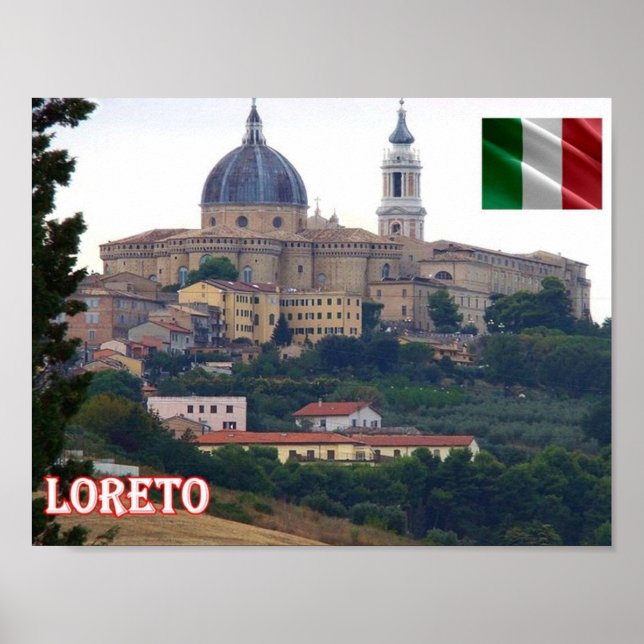 Póster Italia - Las marchas - Loreto - (Frente)