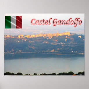 Póster Italia - Lazio - Castel Gandolfo -