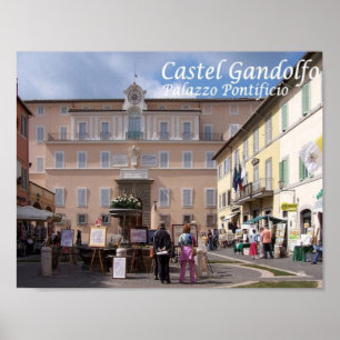 Póster Italia - Lazio - Castel Gandolfo - Papal Papal -