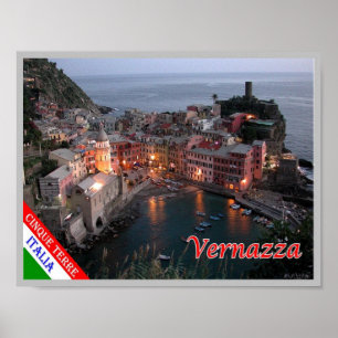 Póster Italia - Liguria - Cinque Terre - Vernazza -