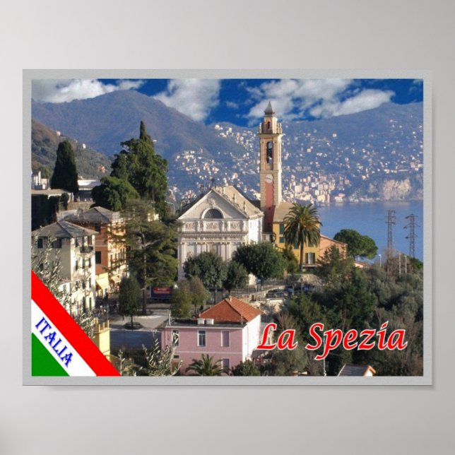 Póster Italia - Liguria - La Spezia - (Frente)