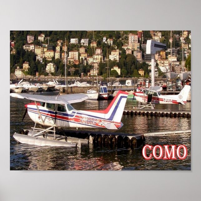 Póster Italia - Lombardía - Como - (Frente)