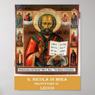 Póster Italia - Lombardía - San Nicola di Mira -