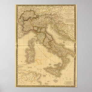 Póster Italia moderna