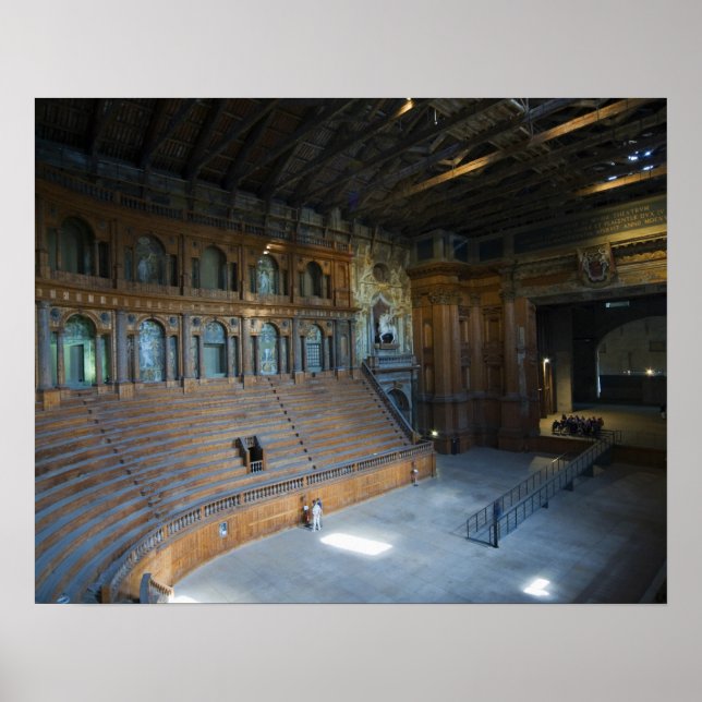 Póster Italia, Parma, Teatro Farnese (Frente)