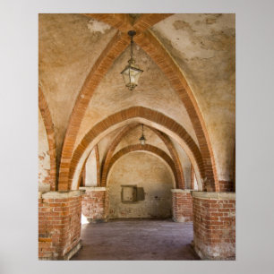 Póster Italia, Piamonte, región occidental,