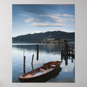 Póster Italia, provincia de Novara, Orta San Giulio. Isol