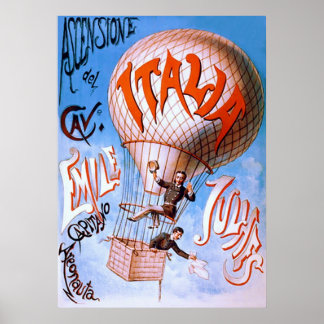 Póster Italia ~ Publicidad de época