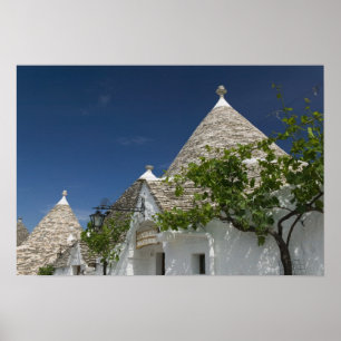 Póster Italia, Puglia, Alberobello, Terra dei Trulli, 2