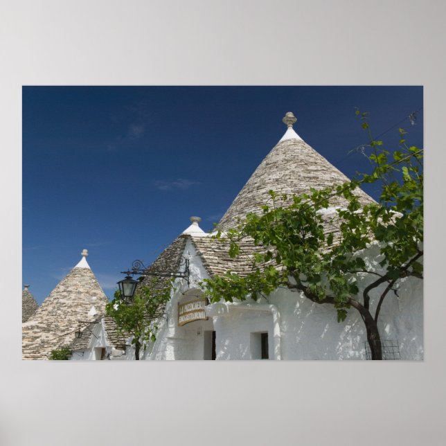 Póster Italia, Puglia, Alberobello, Terra dei Trulli, 2 (Frente)