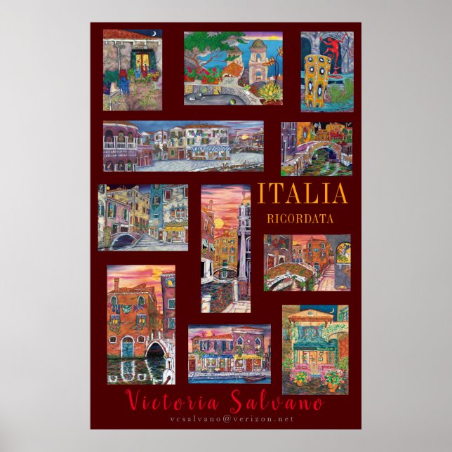 Póster Italia recordada (ITALIA RICORDATA) (Frente)