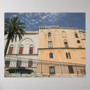 Póster Italia, Sicilia, Palermo, Palazzo dei Normanni