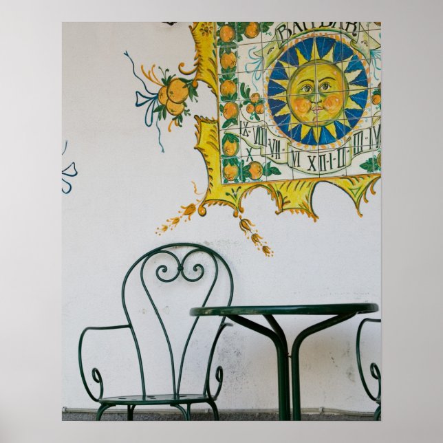 Póster ITALIA, Sicilia, TAORMINA: Bam, Bar Cafetería Deta (Frente)