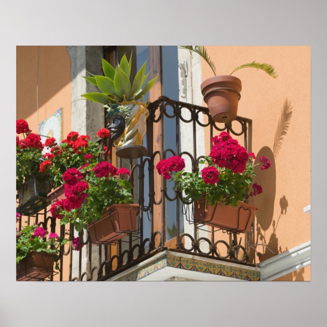 Póster ITALIA, Sicilia, TAORMINA: Corso Umberto 1, (Frente)