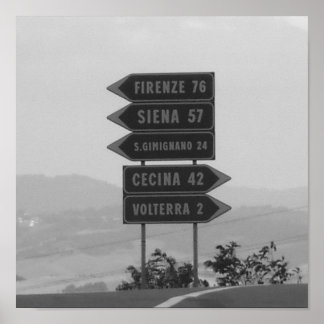 Póster Italia - Toscana