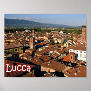 Póster Italia - Toscana - Lucca -