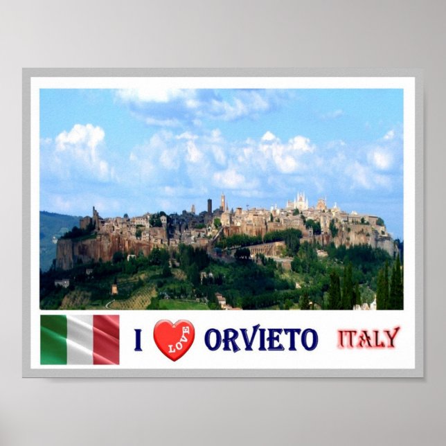 Póster Italia - Toscana - Orvieto - (Frente)
