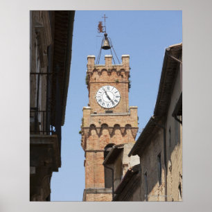 Póster Italia. Toscana. Pienza. 2