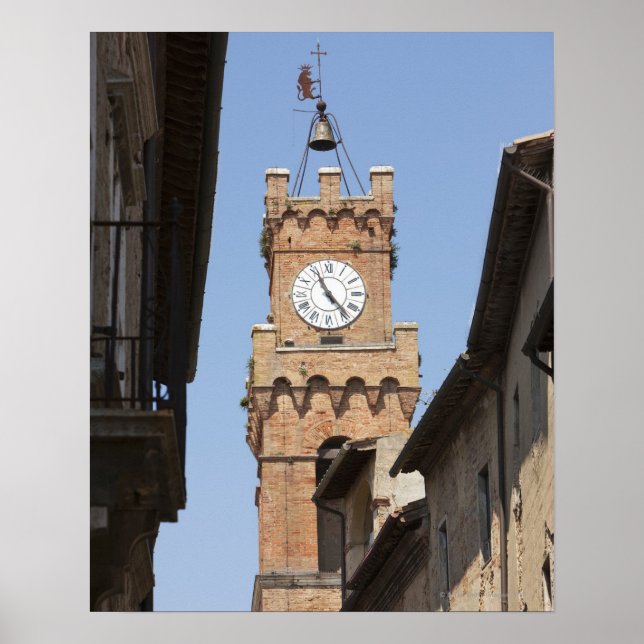 Póster Italia. Toscana. Pienza. 2 (Frente)