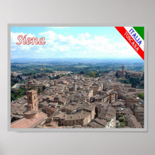 Póster Italia - Toscana - Siena -