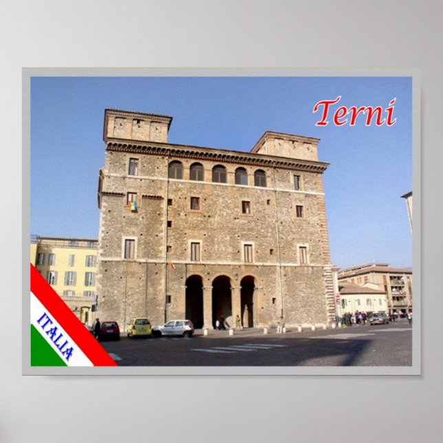 Póster Italia - Umbría - Terni - (Frente)