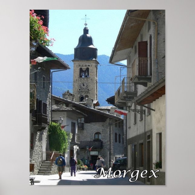 Póster Italia - Valle de Aosta - Morgex - (Frente)