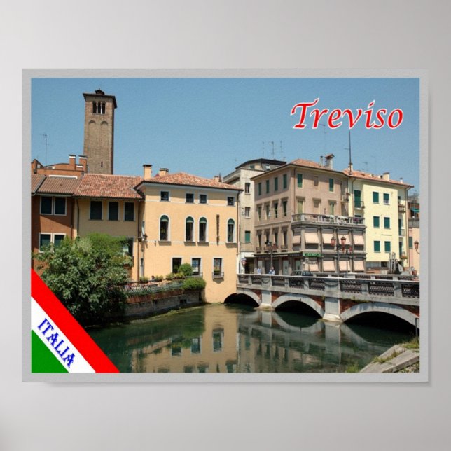 Póster Italia - Véneto - Treviso - (Frente)