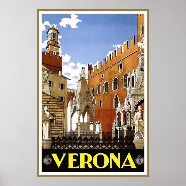 Póster Italia Verona (Frente)