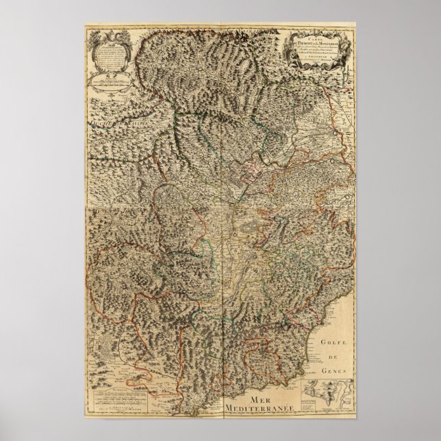 Póster Italia y Francia (Frente)