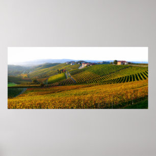 Póster Italian Langhe hills poster