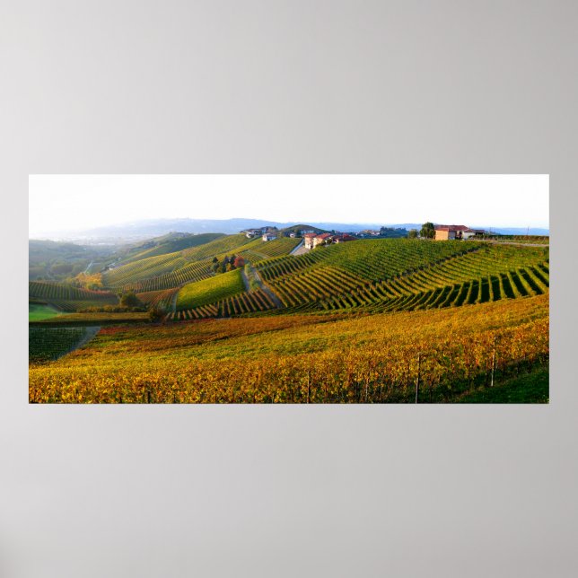 Póster Italian Langhe hills poster (Frente)