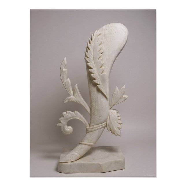 Póster Italian Playing Cards - Ace of Clubs (Anverso)