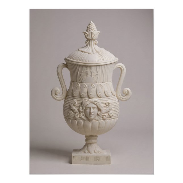 Póster Italian Playing Cards - Ace of Cups, In Marble (Anverso)