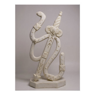 Póster Italian Playing Cards - Ace of Spades