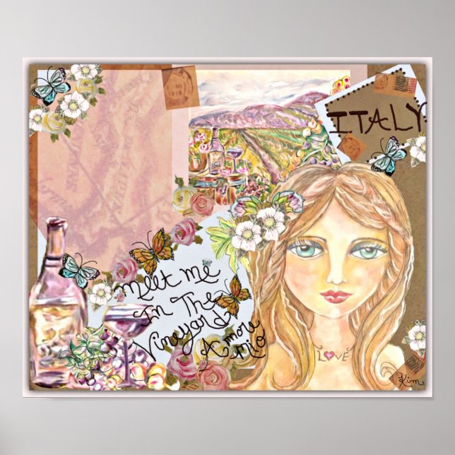 Póster ~Italiana Vineyard Fantasy ~ (Frente)