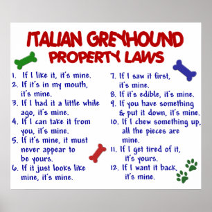 PÓSTER ITALIANO GREYHOUND PL2