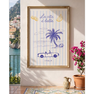 Póster italiano 'La Vita È Bella'