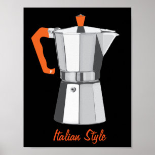 Póster Italiano Moka