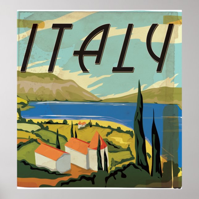 Póster italiano vintage (Frente)