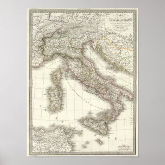 Póster Italie ancienne - ancient Italy