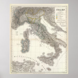 Póster Italien - Italia
