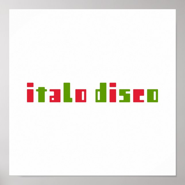 PÓSTER ITALO DISCO (Frente)