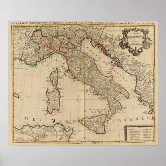 Póster Italy and Slovenia (Frente)