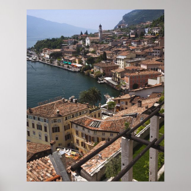 Póster Italy, Brescia Province, Limone sul Garda. Town (Frente)