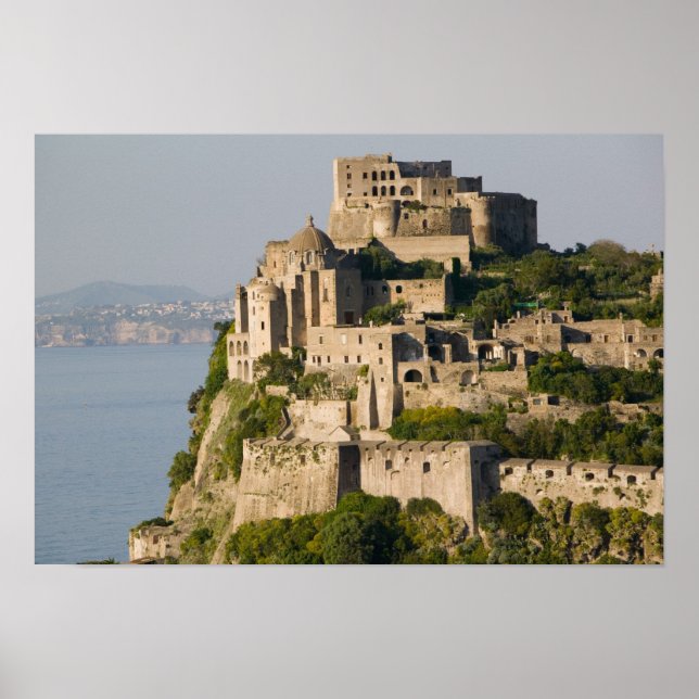 Póster ITALY, Campania, Bay of Naples), ISCHIA, (Frente)