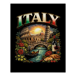 Póster Italy Eternal