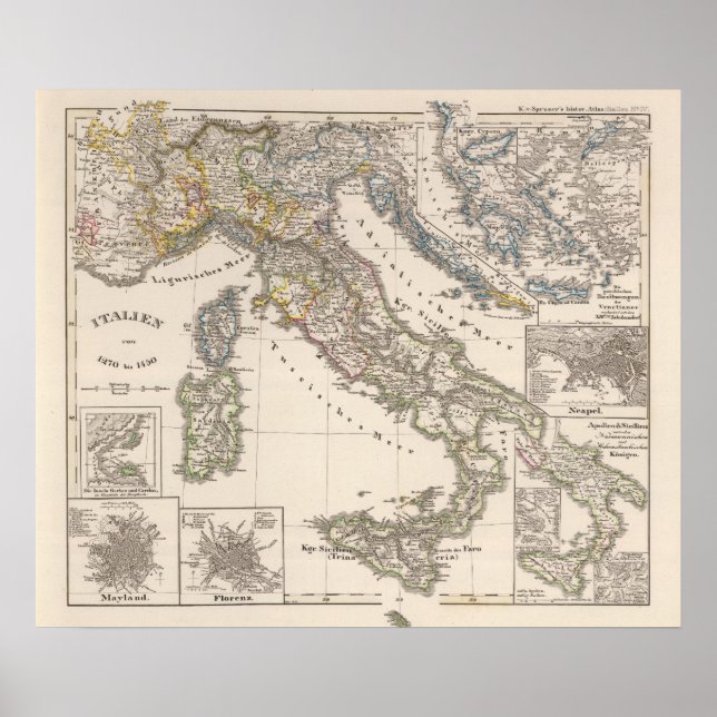 Póster Italy from 1270 to 1450 (Frente)