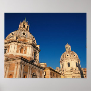 Póster Italy, Rome, Santa Maria di Loreto church and